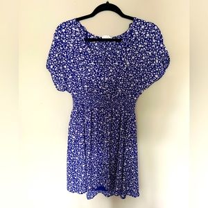 Sienna Sky Blue Floral Midi Dress